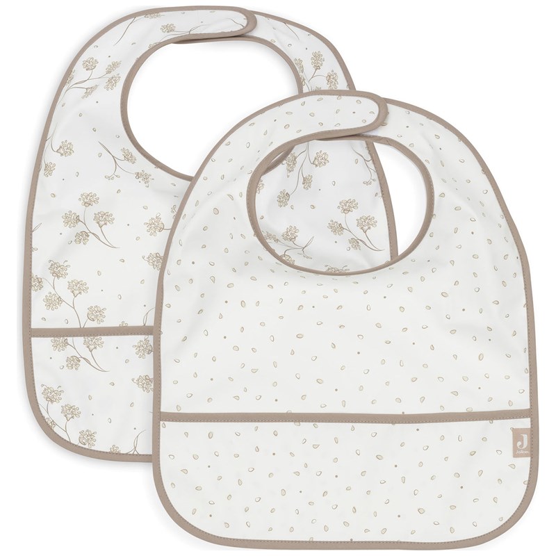 Jollein - Lot de 2 bavoirs plastifiés leafy dreams