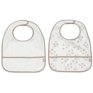 Lot de 2 bavoirs plastifiés leafy dreams