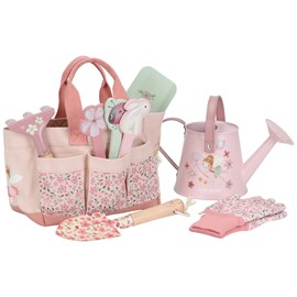 Coffret jardinage fairy garden rose (10 pièces)