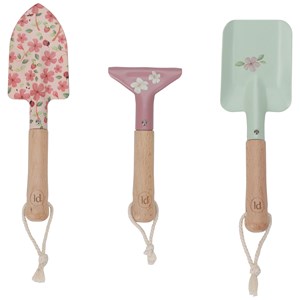 Coffret jardinage fairy garden rose (10 pièces)