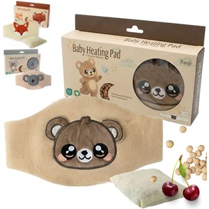 Bouillotte bébé noyaux de cerise ourson