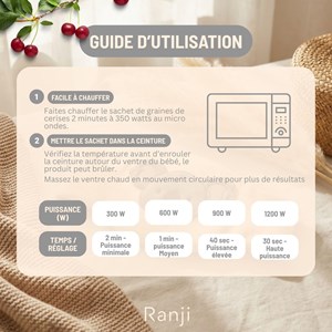 Bouillotte bébé noyaux de cerise koala