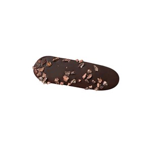 Langues de chat - cœur caramel et chocolat noir 70%
