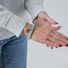 Bracelet diffuseur d'huile essentielle - aventurine