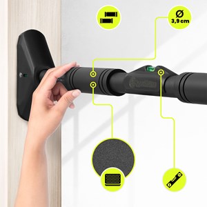 Barre de traction réglable sans perçage hypermotion