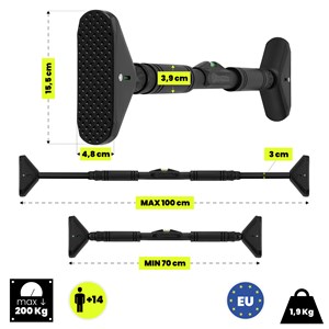 Barre de traction réglable sans perçage hypermotion