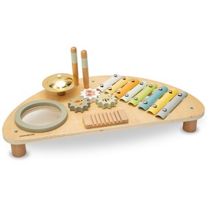 Centre musical en bois multi-activités pour bébé