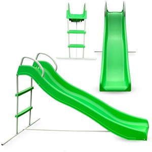Toboggan de jardin avec échelle sécurisée pour enfants - hypermotion