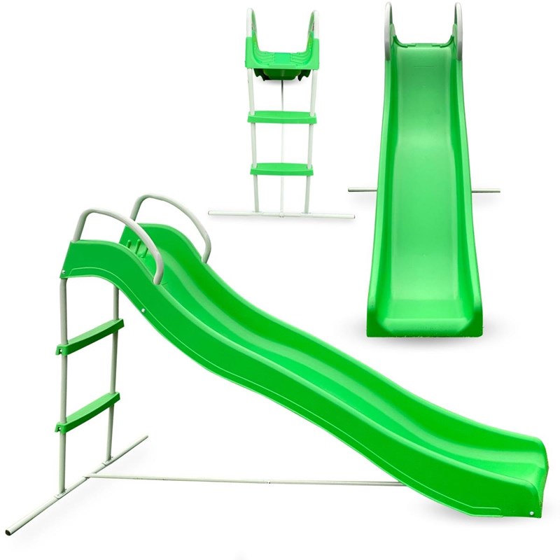 Toboggan de jardin avec échelle sécurisée pour enfants - hypermotion