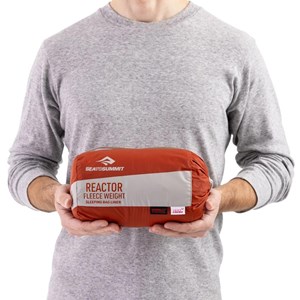 Drap de couchage sea to summit reactor fleeceweight thermolite regular mummy