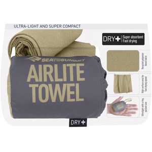 Serviette microfibre sea to summit airlite towel l 60x120 sable