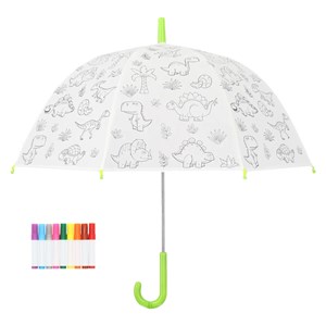 Parapluie à colorier dinosaures