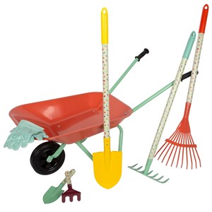 Outils de jardinage avec brouette tiny g