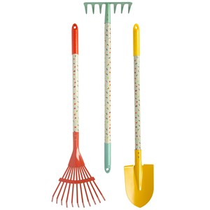 Outils de jardinage avec brouette tiny g