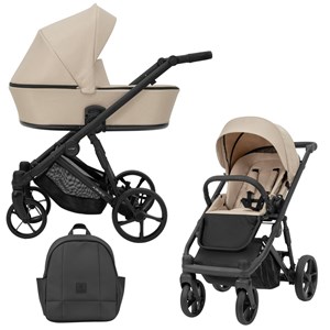 Poussette arizo 06 cream- cadre noir