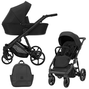Poussette arizo 01 noir- cadre noir