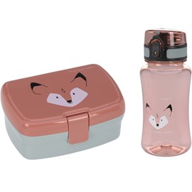 Set lunch box about friends renard