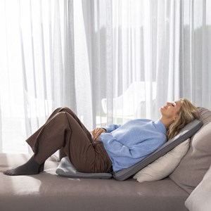 Siège massant shiatsu avec têtes de massage souples et chaleur relaxante