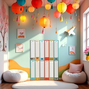 Calendrier perpétuel - poster dates importantes & anniversaires a2