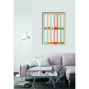 Calendrier perpétuel - poster dates importantes & anniversaires a2