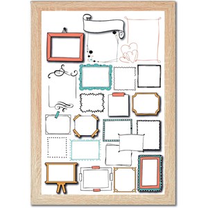 Poster livre d'or anniversaire ou mariage à remplir - format a3