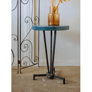 Table à manger bistro bleu n°103