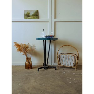 Table à manger bistro bleu n°103