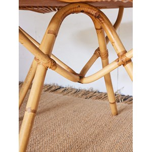 Léonie, la table basse en rotin n°817