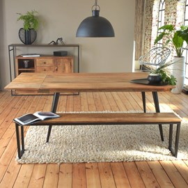 Banc en bois de manguier charlotte