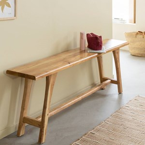 Banc en bois d'acacia