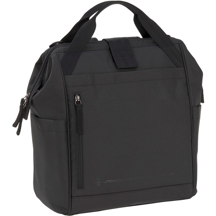 Sac à dos à langer goldie up green label noir
