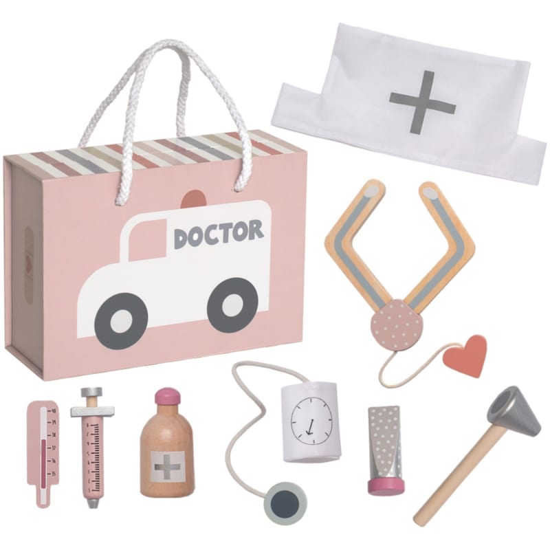 Malette de docteur rose