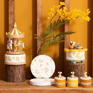 Boîte à quenottes mimosa