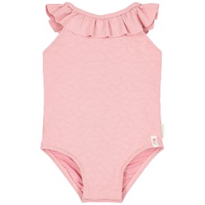 Maillot de bain 1 pièce à volants dreamy pink rose (3-4 ans)