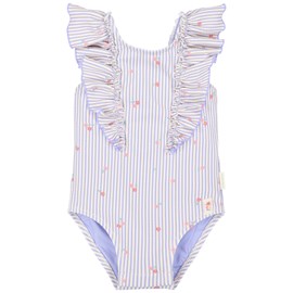 Maillot de bain 1 pièce à volants dreamy stripes (3-4 ans)