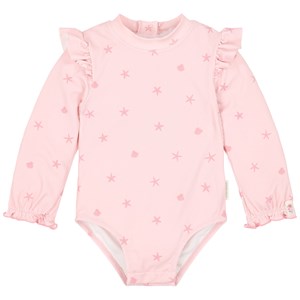 Maillot de bain manches longues 1 pièce à volants dreamy seashells (3-4 ans)