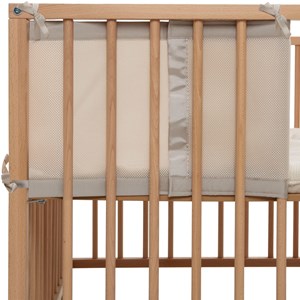 Tour de lit mesh sand (pour lits 60 x 120 ou 70 x 140 cm)