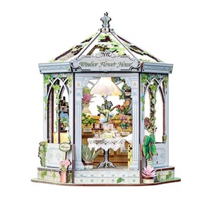 Windsor flower house - maquette booknook serre-livre