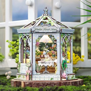Windsor flower house - maquette booknook serre-livre