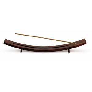 Porte encens long en bois