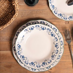 Assiette plate giverny 27 cm x6