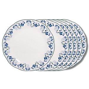 Assiette plate giverny 27 cm x6