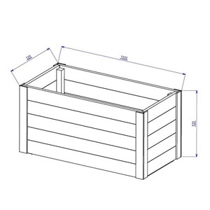 Jardinière chataigneraie - châtaignier