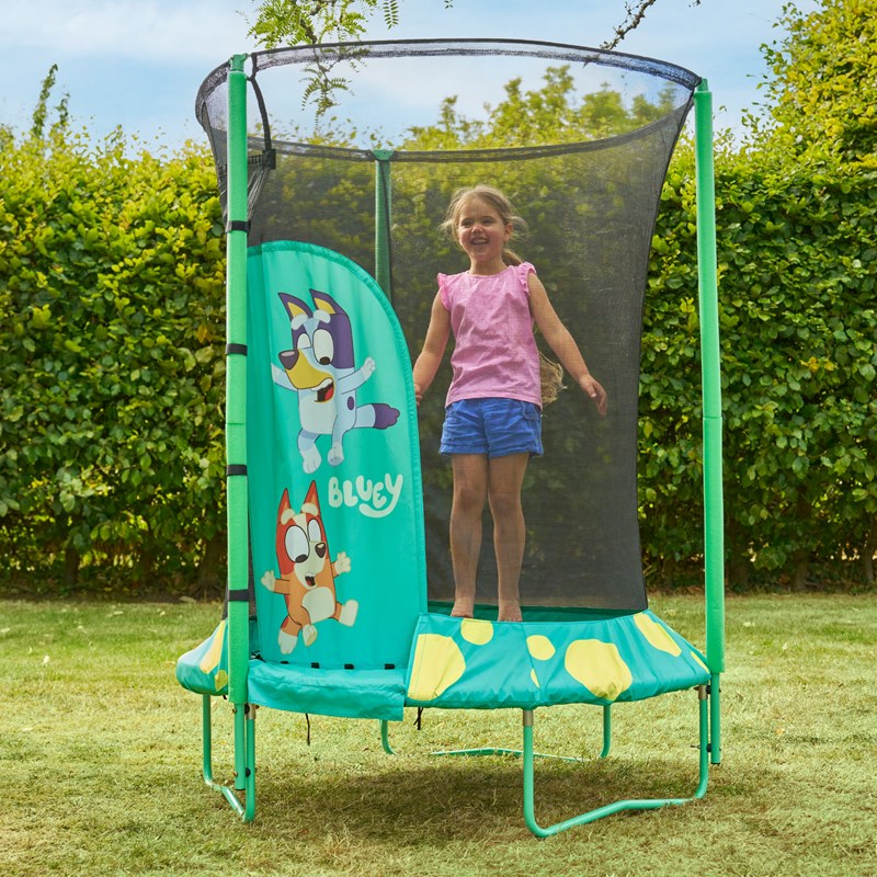 Trampoline rond bluey