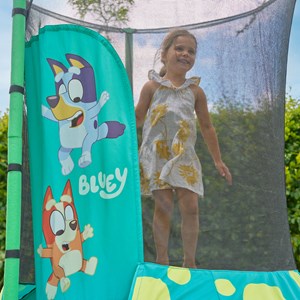 Trampoline rond bluey