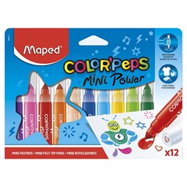 Color peps mes 12 feutres mini power