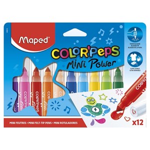 Color peps mes 12 feutres mini power