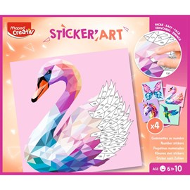 Sticker maped rose