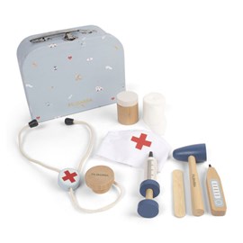 Malette de petit docteur en bois