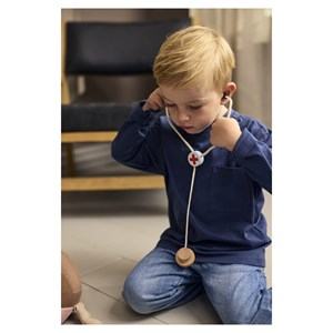 Malette de petit docteur en bois